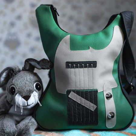 Happy Green Guitar (4) - by Solbags