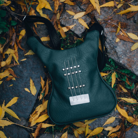unique green purse